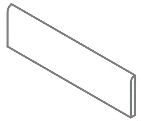 Италон Fossil Black Battiscopa 7.2x60