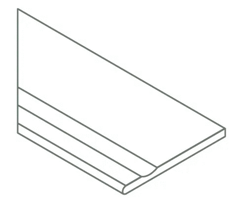 Италон Magma X2 Mineral Bordo Svasato Round Sx 30x120