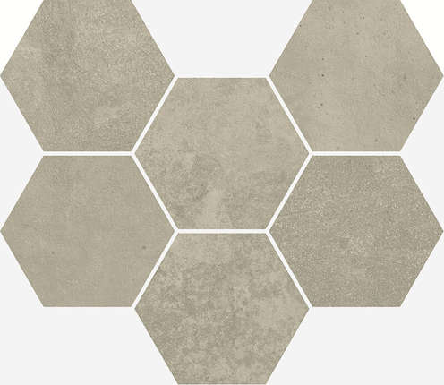 Italon Terraviva Hexagon Greige 25x29