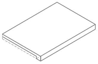 620070003079 Керамогранит Ступень Italon Forum Slim Polar Scalino Angolare Dx 33x80 (800x330)