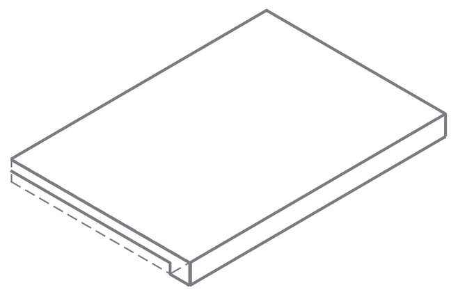 Италон Forum Slim Iron Scalino Angolare Dx 33x80