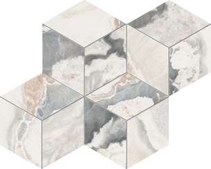 Calacatta San Babila Mosaico Rombi Lappato 30.5x35.2 (305x352)