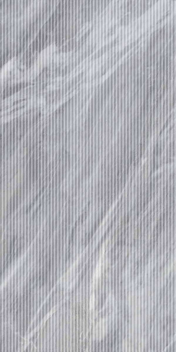 Nuvolato Grey Flute 3d Silk RT 60x120 (600x1200)