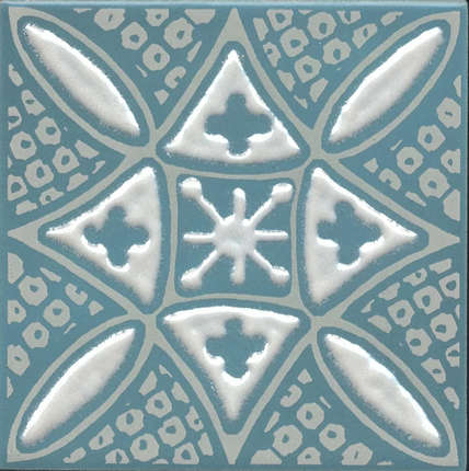 Керама Марацци Бахия 2 Бирюзовый Глянцевый 9.8x9.8x0.7