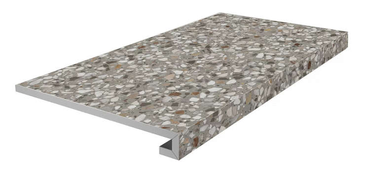 Керама Марацци Бричиола Фронтальная Клееная Серый Матовый Обрезной 33x60x0.9