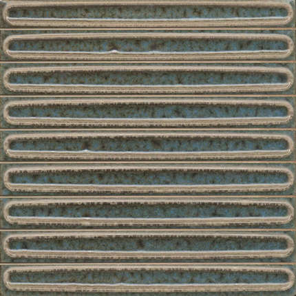 Керама Марацци Далия Чипсет Бирюзовый Тёмный Глянцевый 20x20x0.95