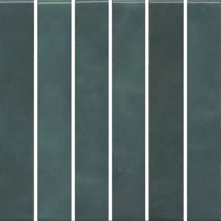 Керама Марацци Фес Мозаичный Зелёный Тёмный Глянцевый 15x15x0.77