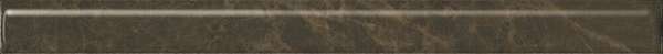 SPA041R Бордюр настенный Kerama Marazzi Гран-Виа коричневый обрезной 30x2.5 (300x25)
