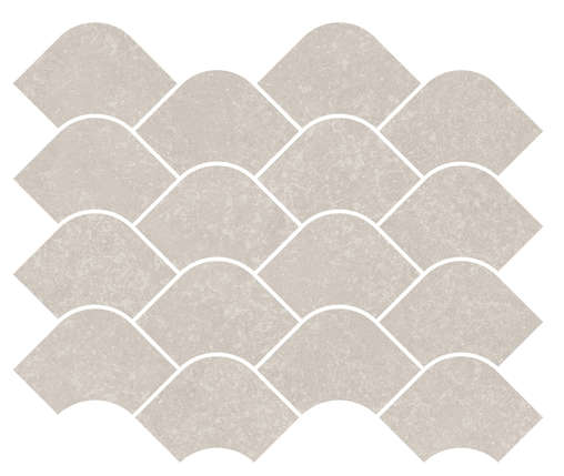 Керама Марацци Касабланка Наборный Серый Светлый Матовый Обрезной 30x25x0.9