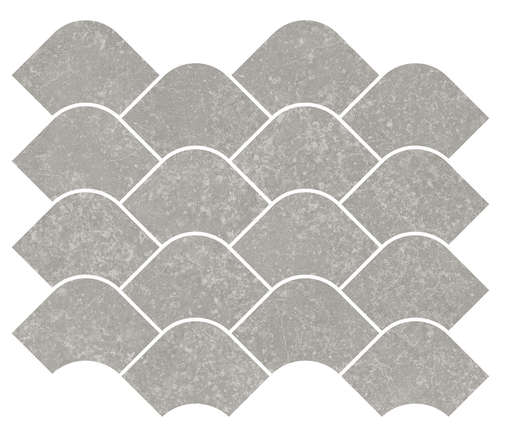 Керама Марацци Касабланка Наборный Серый Матовый Обрезной 30x25x0.9