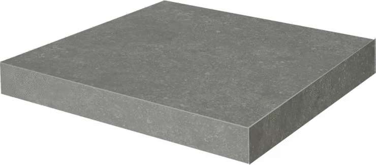 Керама Марацци Касабланка Угловая Клееная HP Серый Тёмный Матовый Обрезной 33x33x0.9