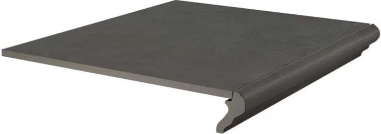 Керама Марацци Хадду Фронтальная Серый Тёмный Матовый 40.2x34x0.8