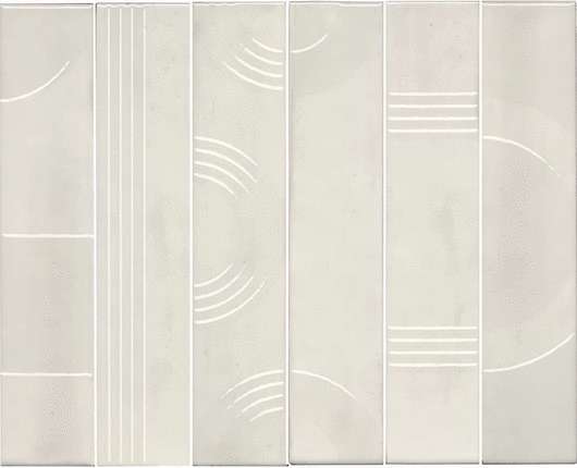 Керама Марацци Мажорель Белый Глянцевый (из 6 Частей 6х28.5) 36x28.5x1