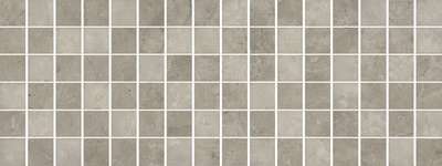Мозаичный Серый Светлый Глянцевый (400x150)
