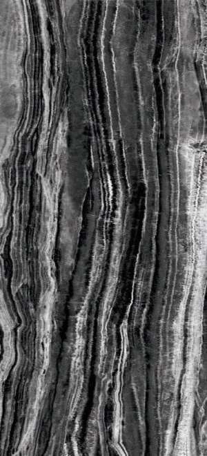 Гемма Черно-Белый Лаппатированный Обрезной 119.5х320 6мм (1195x3200)
