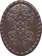 OBA010 Декор настенный Kerama Marazzi Декор Версаль коричневый 12*16 (120x160)