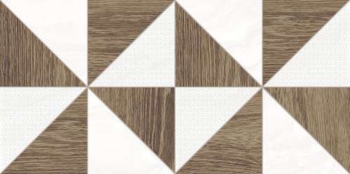 Декор настенный Laparet Декор Mania Anais бежевый 25х50 (500x250)