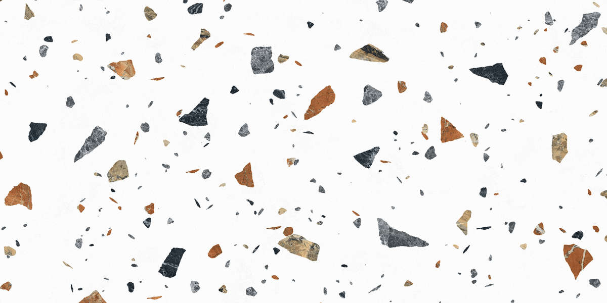 Керамогранит Laparet Terazzo Bianco цветной матовый карвинг 60х120 (1200x600)