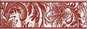 1501-0052 Lb-ceramics Бордюр Азур Крем алый 8,5x25 (250x85)