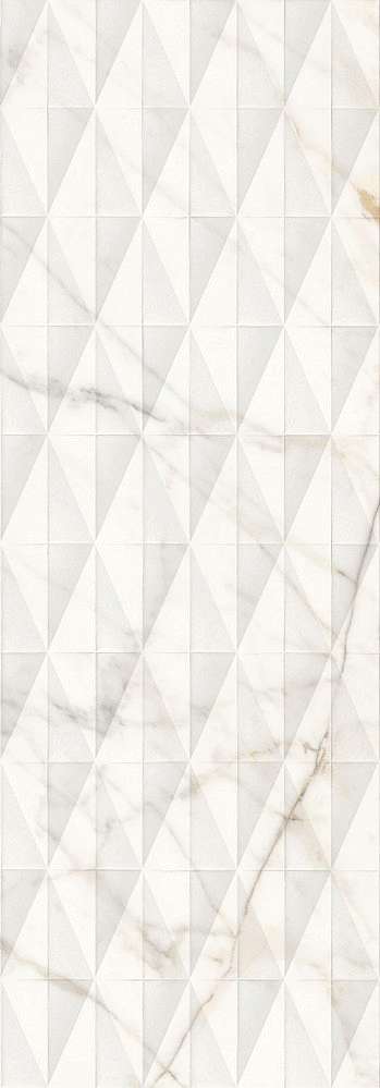 M6TK Плитка настенная Marazzi Italy Allmarble Wall Golden White Struttura Pave Satin 3D 40х120 (400x1200)