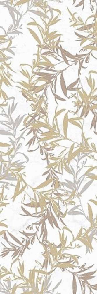 M8SZ Декор настенный Marazzi Italy Allmarble Wall Altissimo Satin Decoro Foliage 80x120 (400x1200)
