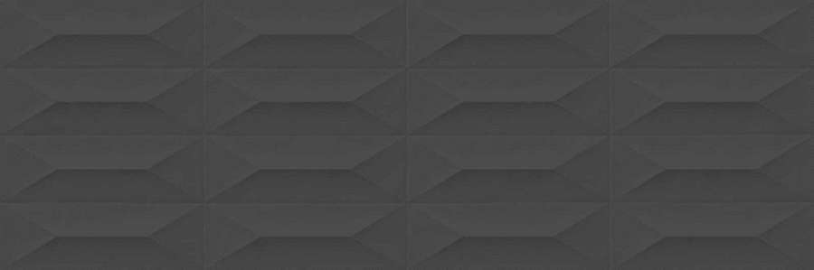 M4KV Плитка настенная Marazzi Italy Colorplay Anthracite Struttura Cabochon 3D Rett. 30х90 (900x300)