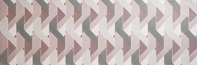 M2U3 Декор керамогранит Marazzi Italy Eclettica Decoro Purple Etoile 40x120 (1200x400)