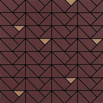 M3J4 Мозаика Marazzi Italy Eclettica Purple Mosaico Bronze 40x40 (400x400)