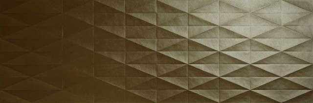 M1AE Керамогранит Marazzi Italy Eclettica Bronze Struttura Diamond 3D Rett 40x120 (1200x400)