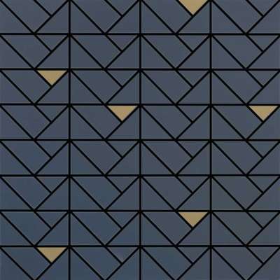 M3JH Мозаика Marazzi Italy Eclettica Blue Mosaico Bronze 40x40 (400x400)