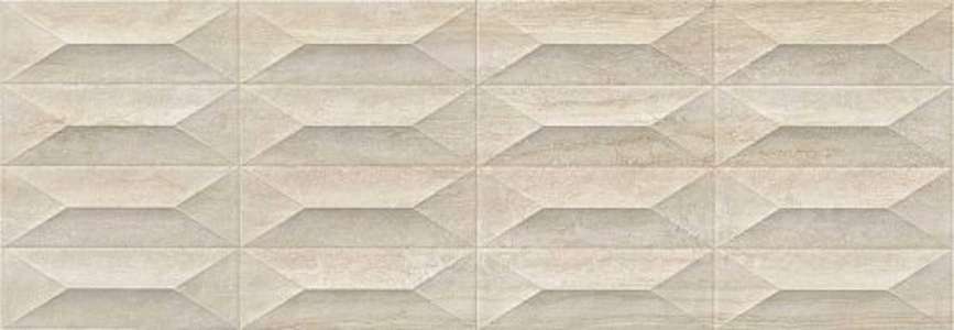 M4PG Настенная плитка Marazzi Italy Marbleplay Travertino Struttura Gem 3D Rett. 30х90 (900x300)