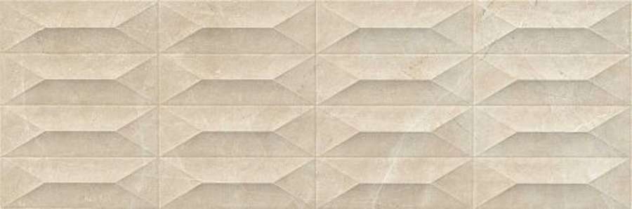 M4PH Плитка настенная Marazzi Italy Marbleplay Marfil Struttura Gem 3D Rett. 30х90 (900x300)