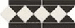 М6321/7102/6313-Л Декор керамогранит Metlah.Store Бордюр №1 на сетке прямой 305x130 (305x130)