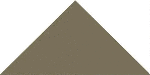 М6713 Треугольник Зелный 73х52х52 ()