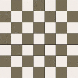 М6702/7104 Керамогранит Metlah.Store Квадрат зеленый / Квадрат белый на сетке 330х330 (330x330)