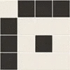 Метлах.Стор Кембридж Микс Квадрат черный / Квадрат белый на сетке 330х330