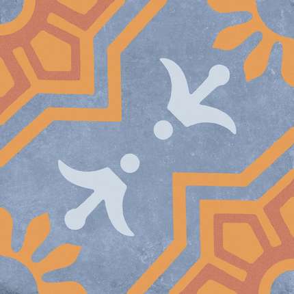 Motto Palmas Blue Decor 2 20x20