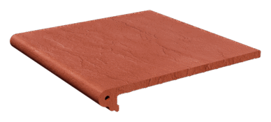 Ступень Натуральный Клинкер Ступень Фронтальная Флорентийская Вишня накат Скала 320x330x14 (320x330)