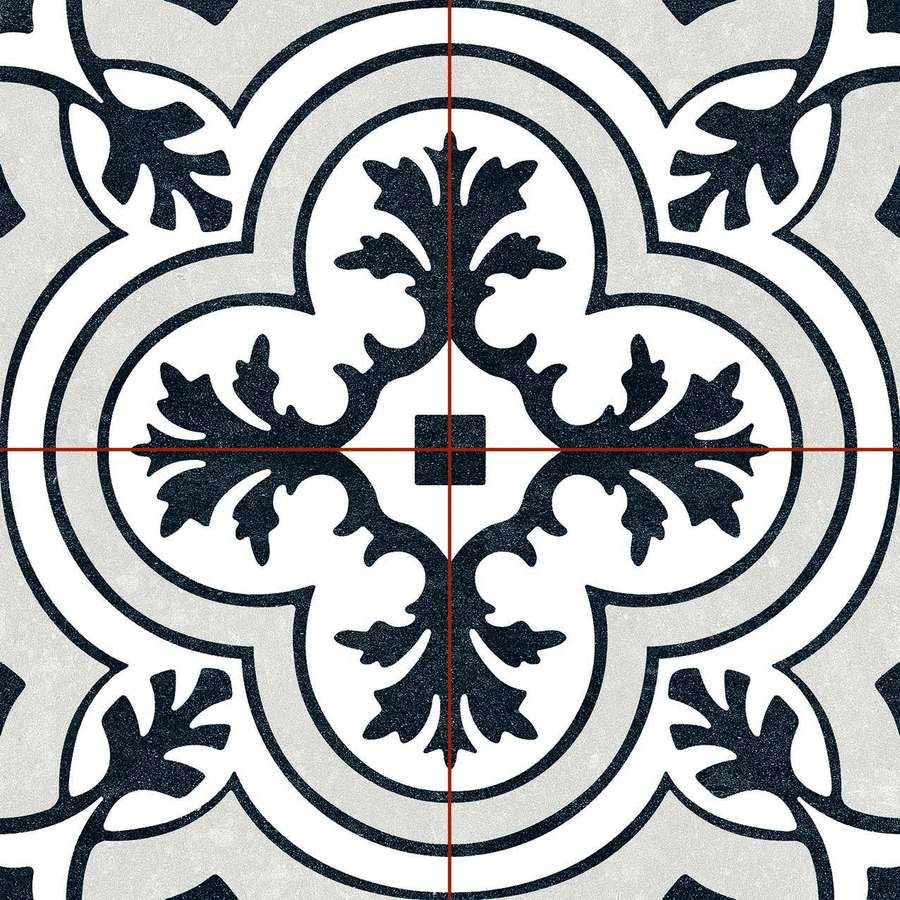 Керамогранит NiceKer Carmen Graphite Pre-cut Matt 45.2х45.2 (452x452)