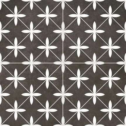 NiceKer Chic Poole Black Pre-cut Satin 45.2x45.2