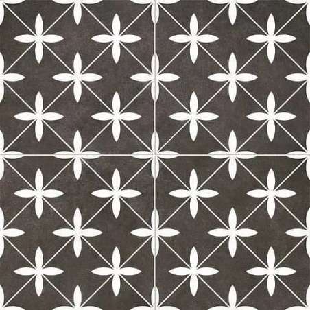 Poole Black Pre-cut Satin 45.2x45.2 (452x452)