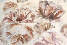 Панно настенное Porcelanite Dos 2212 Composicion Beige Agata II 45х67,5 (комплект 2шт) (675x450)