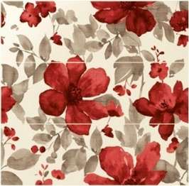 R50U Панно настенное Ragno Frame Decoro C3 Cream 75*76 (760x750)