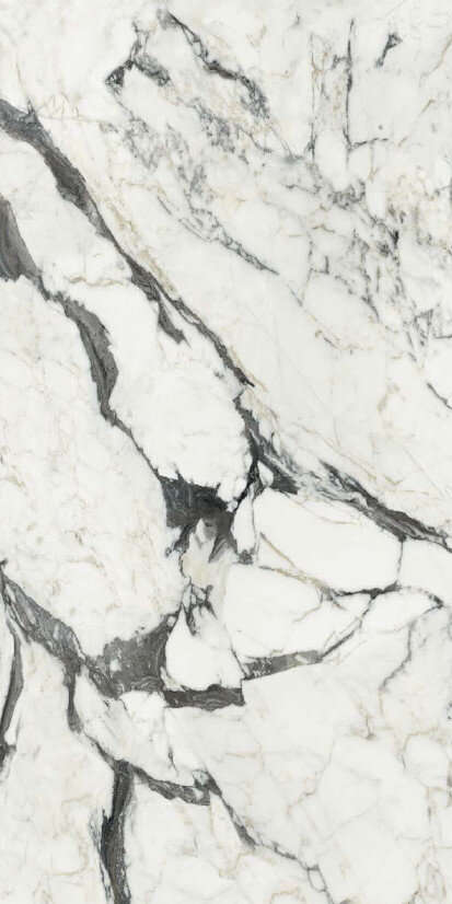 765697 Керамогранит Rex Ceramiche Bijoux Calacatta Altissimo Glossy 6mm 120x280 (1200x2800)