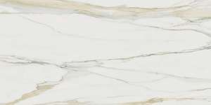 750682 Керамогранит Rex Ceramiche I Classici Calacatta Gold Glossy Ret 6mm 120x240 (2400x1200)