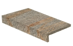 J89200 Керамогранит Ступень Rondine Group Le Cave Luserna Multicolor Elle Monolitico 15x30x4 (300x150)