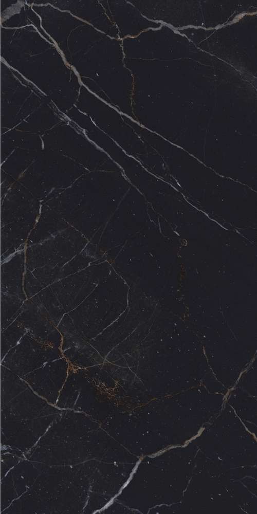 Напольная плитка Royal Tile Black Polished 60x120 (600x1200)