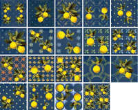 Керамогранит Sant Agostino Giardino Blu Mix Luc 20x20 (200x200)