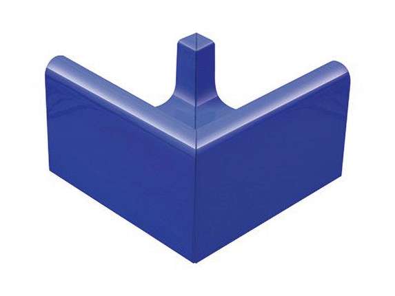 Serapool ___Olympic Series Наружный угловой элемент водоотводного канала Cobalt