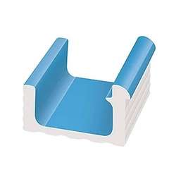 KP101 Serapool Переливной лоток керамический Light Blue 24x24,5 (240x245)